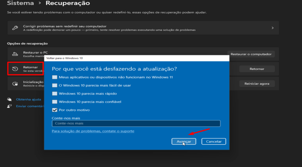 Instalou Windows 11 E Se Arrependeu Aprenda Voltar Para Versão Anterior Canal Bpv 1055