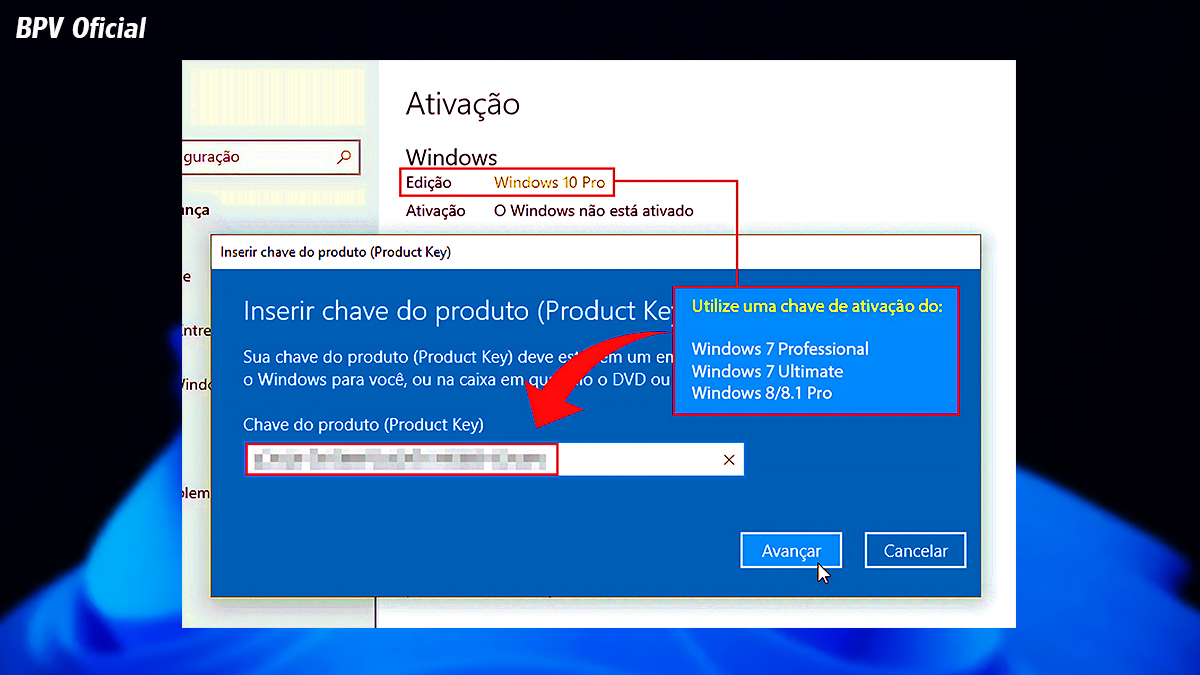 Acabou! Windows 11 não pode mais ser Ativado de Graça com Chaves do Windows 7, 8 e 8.1 - BPV