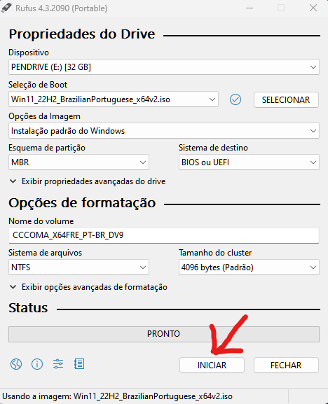 Criando Pen Drive Boot Do Windows 11 – Canal BPV