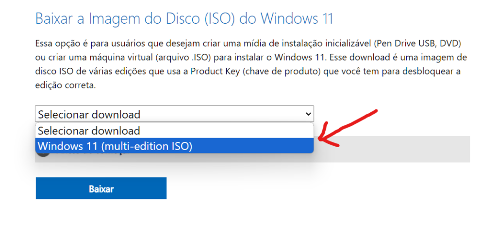 Download do arquivo ISO do Windows 11 para instalar em seu PC